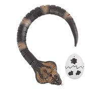 Smart Snake Cat Toy - Electric Remote Control Cobra Snake avec évitement d'obstacles - Modèle de serpent de farce réaliste pour le jeu et le divertissement des chats - Jouet interactif pour animaux de