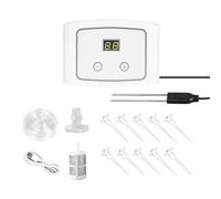 Smart Soil Moisture Sensor Automatic Plant Watering System USB Drip Irrigation Kit Adjustable Water Flow Drip Garden Irrigation Device For Indoor Plants Home Gardening 9.7x6.7x4.8cm 300cm Tube