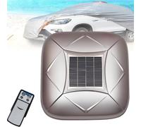 Smart Solar Car Cover with Remote Control & Anti-Theft Alarm | 10s Quick Open, Waterproof & Sunproof Full Exterior Cover - Fits Sedans, SUVs & MPVs(Silver,2XL)