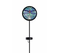 Smart Solar Tiffany Lampe solaire en plastique avec motif libellule 89 x 15 cm