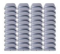 Smart Solution Lot de 40 couvre-poteaux de clôture pour protéger votre jardin avec style 10 x 10 cm