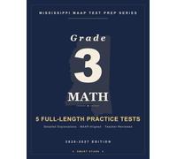 Smart Stars MAAP Mississippi Grade 3 Math: 5 Practice Tests with Detailed Answer Explanations