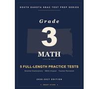 Smart Stars South Dakota Grade 3 Math: 5 Practice Tests with Detailed Answer Explanations