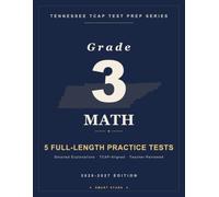 Smart Stars TCAP Tennessee Grade 3 Math: 5 Practice Tests with Detailed Answer Explanations