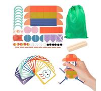 Smart Sticks - Wooden STEM Educational Toys, Creative Learning Activities for Kids, Boys, and Girls, Perfect for Travel, Bedroom, Homeschool, Classroom Preschool Playroom Birthday