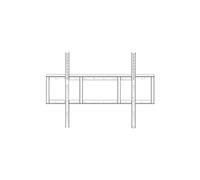 Smart - Support - pour écran plat interactif - montable sur mur - pour In-Wall Rear Projection SMART Board 29XX; SMART Board 60XX, 6265, 63XX, 70XX,