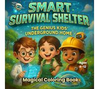 Smart Survival Shelter - The Genius Kids' Underground Home: A STEM Coloring Adventure Inside a High-Tech Underground World