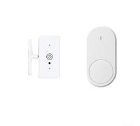 Smart Switch Robot Télécommande pour lampes - Dispositif poussoir RF sans fil pour chambre à coucher, portée de 20 m, blanc ABS (1)