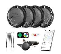 Smart Tag Android, Localisateur D’Objets Bluetooth Traceur Compatible avec «Google Find Hub», Batterie Remplaçable Tag Traceur GPS Keyfiner pour Clés/Bagages/Sac à Main (1)