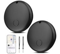 Smart Tag Android Lot de 2 localisateurs de clés compatibles avec l'application Google « Find My Device » (Android uniquement) Traceur Bluetooth pour valises, sacs à dos, portefeuilles et sacs