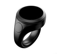 Smart Tasbih Ring 99999 Charge magnétique Noir | Indice d'étanchéité IP67, sans danger pour le lavage et la pluie, construction ABS, concentration spirituelle n'importe où