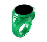 Smart Tasbih Ring 99999 Charge magnétique (vert) | Indice d'étanchéité IP67, sans danger pour le lavage et la pluie, construction ABS, concentration spirituelle n'importe où