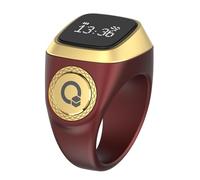 Smart Tasbih Zikr Ring Réveil numérique azan musulmans, compteur Tasbih anneau intelligent - Compteur Tasbeeh électronique numérique avec rappel de vibration