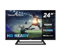 Smart Tech 24HN01V3 HD LED TV 24 Pouces (60cm) Triple Tuner Dolby Audio H.265 HDMI USB, Résolution: 1366 (H) × 768 (V) Mode Hotel noir G