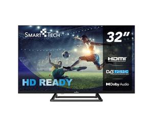 Smart Tech 32HN01V3 TV HD LED 32 Pouces (80cm) Triple Tuner Dolby Audio H.265 3xHDMI, 2xUSB