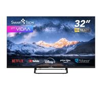 Smart Tech 32HV02V Téléviseur 32 Pouces Smart TV VIDAA - Téléviseur avec résolution HD, Bluetooth et Triple Tuner, TV LED (2026)