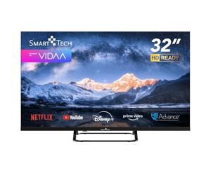 Smart Tech 32HV02V Téléviseur 32 Pouces Smart TV VIDAA - Téléviseur avec résolution HD, Bluetooth et Triple Tuner, TV LED (2026)