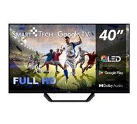 Smart Tech 40QG01V2, 40" FHD QLED Smart Google Television, YouTube, Netflix, Prime Video, Disney+ Noir