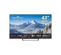 Smart Tech 43UW02V - 43" - TV LED 4K UHD 139 cm Smart TV Web OS Molotov, Netflix, Prime Video, Canal+, Disney+... - 3xHDMI - 2xUSB - MEMC- DOLBY Audio