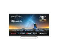 Smart Tech TV Full HD 40 (100 cm) 40FG01V, Smart TV Google TV, HDMI, USB, HEVC, Dolby Audio, HDR 10, CHROMESCAST, Google Assistant noir G