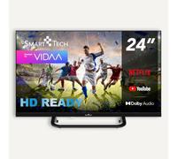 Smart Tech TV LED HD 24' (60 cm) 24HV02V Smart TV VIDAA - Molotov, Netflix, Prime Video, Youtube- 3xHDMI - 2xUSB - Mode Hotel
