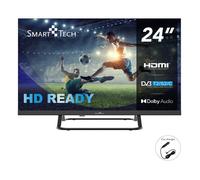 Smart Tech TV LED HD 24"" (60 cm) Chargeur de véhicule 12v fourni 24HN01VC, HDMI, USB, Résolution: 1366 * 768