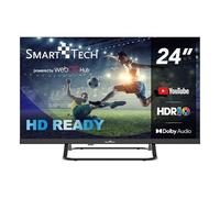 Smart Tech TV LED HD 24' (60 cm) Smart TV Web OS-24HW01V- Netflix, Prime Video, Youtube 3xHDMI - 2xUSB -Dolby Audio