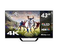 Smart Tech TV QLED 4K UHD 43' (109 cm) 43QG02V2 Google TV- 4xHDMI - 2xUSB - Dolby Audio- HDR10