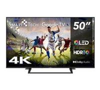Smart Tech TV QLED 4K UHD 50" (126 cm) 50QG06K Google TV- 4xHDMI - 2xUSB - HDR 10 - MEMC Noir