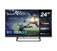 Smart Tech TV LED HD 24' (60 cm) Smart TV Web OS-24HW01V- Netflix, Prime Video, Youtube 3xHDMI - 2xUSB -Dolby Audio