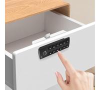 Smart Technology Serrure de tiroir avec accès par mot de passe pour une sécurité renforcée (double porte, blanc)