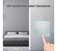 Smart Thermostat 3A Digital Programmable LED - Écran - Contrôleur de température de chauffage par le sol Mur intelligent pour l'eau pour l'eau