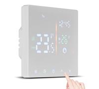 Smart Thermostat for Home Weekly Programmable Digital Thermostat Manual/Automatic Mode APP Control LCD Display Temperature Controller Digital Intelligent Thermostat for Electric (Water Heating