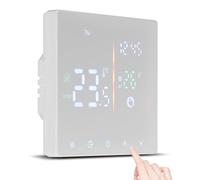 Smart Thermostat for Home Weekly Programmable Digital Thermostat Manual/Automatic Mode APP Control LCD Display Temperature Controller Digital Intelligent Thermostat for Electric (Electric Heating