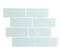 Smart Tiles Crédence adhésive, Métro Aqua Pâle, 29,34x21,28 cm