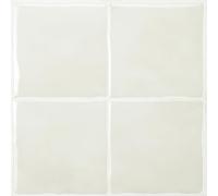 Smart Tiles Credence Adhesive pour Cuisine - Zellige Beige/Gris, Carrelage Adhesif Mural salle de bain 3D, 5 Stickers Muraux (22.86x22.86 cm), Autocollant Carreaux Adhesif fabriqué au Canada