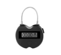 Smart Time Lock LCD Display Time Lock Multifunction Travel Electronic Timer, Waterproof USB Rechargeable Temporary Timer Padlock