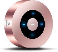 [Smart Touch] SoundAngel A8 (3rd Gen) Premium Rose Gold Mini Speaker with Waterproof Case Portable Micro AUX 15H Crystal Sound for iPhone iPad Tablet Shower Girl Gift
