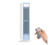 Smart Tower Fan With Remote - Oscillating Slim Cooling Fan, High Velocity LED Display, Battery Life 2-16h | Bedroom Fans | For Living Room Office Dorm Home Rv House Indoor Outdoor Kitchen Garage