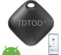 Smart Traceur GPS Android,Tag Android Traceur Localisateur D’Objets Fonctionne avec l’app Google Localiser (Uniquement Android) IP66 Imperméable pour Les Clés/Valises/Bagages (Noir, 1 pcs)