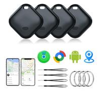 Smart Traceur Tag Android&iOS avec iOS Find My et Google Find Hub, Lot de 4 | Traceur GPS Smart Tag avec l’app Google et Apple Localiser,Localisateurs D'Objets Bluetooth pour Les Clés/Portefeuilles/Sacs