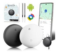 Smart Traceur Tag Android, Localisateur d'objets Bluetooth Smarttag Compatible pour Fonctionne avec l’app Find Hub (Android Only) IP66 Imperméable pour Schlüssel, Rucksack, Geldbeutel
