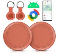 Smart Traceur Tag, Smart Traceur GPS Android Lot de 2, Fonctionne avec App Localiser,Traceur Localisateur D’Objets Bluetooth, Tracker Tags Android pour clés/Portefeuilles