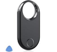 Smart Tracker Tag, Finder Tag Traceur 5.3 Bluetooth iOS, Localisateur d'Objets Wallet Tracker Compatible avec Find My pour Valises Portefeuilles Clés, Air Tag Noir Profond, Batterie remplaçable .