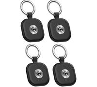 Bigben Connected Pack de 4 Smart Trackers d'objet Track&Find iOS Bluetooth Format porte-clés Noir