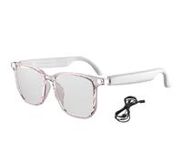 Smart Translation Glasses - 5.9 Inch AI Translation Glasses | ABS PC Glass - Real-time voice translator with 5.4 USB charging lightweight comfortable wearable for travel work study