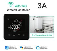 Smart Tuya WiFi Thermoandrefor Electric,Chauffage au sol,Eau,Gaz,Bomicrophone,Température numérique,Télécommande,Alexa,Google Home - Type Water Gas Boiler #A