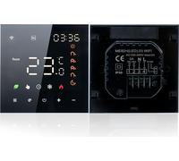 Smart Tuya WiFi Thermostat Voice Control 3A Digital programmable LCD -Affichage écran tactile -Contrôleur de température de chauffage par le sol Mur intelligent pour l'eau compatible avec Amazon Home