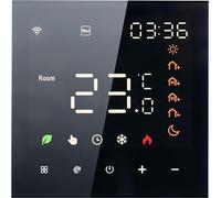 Smart Tuya WiFi Thermostat Voice Control 3A Digital programmable LCD - Écran tactile - Contrôleur de température du chauffage au sol Mur intelligent pour l'eau compatible avec Amazon Home