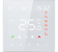 Smart Tuya WiFi Thermostat Voice Control 3A Digital programmable LCD -écran tactile -contrôleur de température du chauffage par le sol Mur intelligent pour l'eau pour l'eau compatible avec Amazon Home